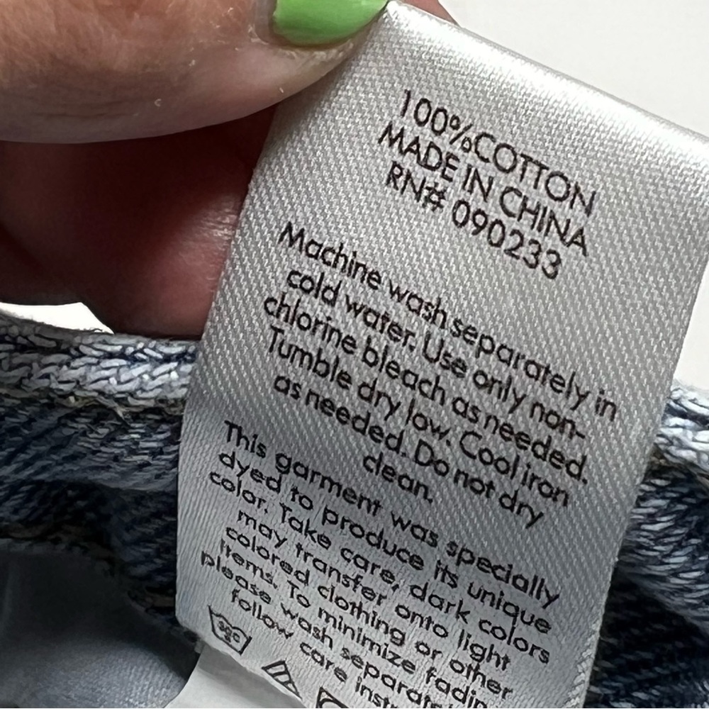 Pacsun High Rise Festival Distressed Cut Off Jean Shorts size 28 (Small, size 6) - Picture 9 of 13